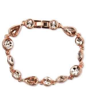 Givenchy Bracelet, Rose Gold-tone Silk Stone Flex Bracelet