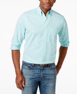 Club Room Micro-check Button-down Shirt