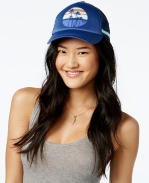Roxy Juniors' Palm Tree Graphic Logo Hat