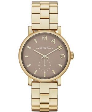 Marc By Marc Jacobs Women's Baker Gold-tone Stainless Steel Bracelet Watch 36mm Mbm3281