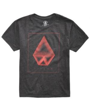 Volcom Men's Concentric Heather Logo-print T-shirt, Created For Macy's