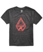 Volcom Men's Concentric Heather Logo-print T-shirt, Created For Macy's