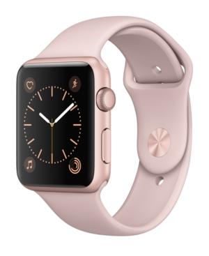 Apple Watch Series 2 42mm Rose Gold Aluminum Case With Pink Sand Sport Band