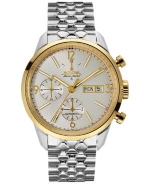 Bulova Accuswiss Men's Automatic Chronograph Murren Stainless Steel Bracelet Watch 41mm 5c113