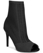 Charles By Charles David Rebellious Stretch Peep-toe Booties Women's Shoes