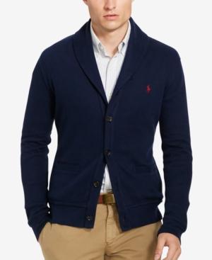 Polo Ralph Lauren Men's Ribbed Shawl Cardigan