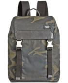 Jack Spade Men's Camo Waxed Cotton Army Backpack