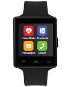 Itouch Unisex Air 2 Black Silicone Strap Bluetooth Smart Watch 41mm