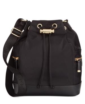 Calvin Klein Nylon Drawstring Bucket Bag