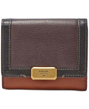 Fossil Emerson Colorblock Trifold Wallet