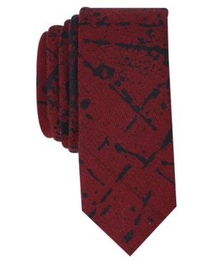 Original Penguin Men's Stella Abstract Skinny Tie