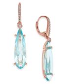 Danori Silver-tone Crystal Drop Earrings, Created For Macy's (also Available In Rose Gold-tone)