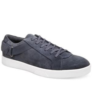 Calvin Klein Men's Italo Fashion Athletic Oily Suede Sneakers Men's Shoes