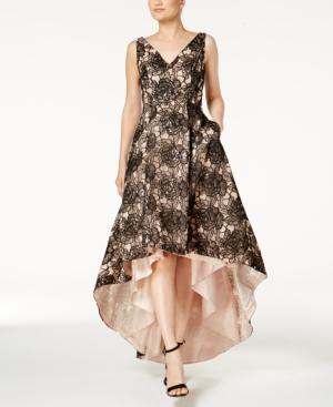 Calvin Klein Sequined High-low Gown