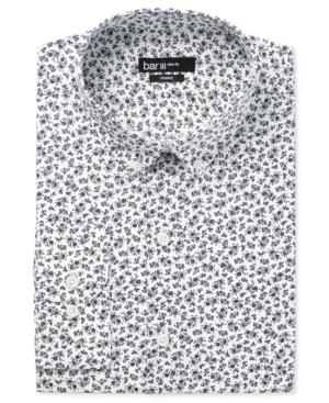 Bar Iii Men's Slim-fit Navy Sketch Floral-print Dress Shirt, Only At Macy's
