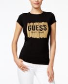 Guess Glitter Logo Graphic T-shirt