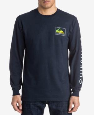 Quiksilver Men's Long-sleeve Heat Wave Graphic-print T-shirt