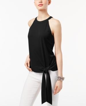 Inc International Concepts Tie-front Halter Top, Created For Macy's