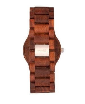 Earth Wood Bonsai Wood Bracelet Watch W/day/date Olive 45mm