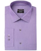 Alfani Men's Regular Fit Performance Stretch Easy-care Modern Hairline Stripe Dress Shirt, Created For Macy's