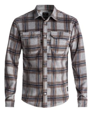 Quiksilver Men's Plaid Polar Fleece Shirt