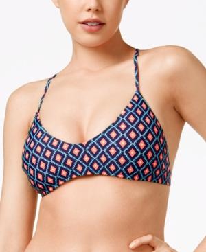 Raisins Coconut Grove Printed Macrame Bikini Top Women's Swimsuit