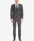 Boss Men's Slim-fit Super 100 Wool Suit