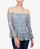 Lucky Brand Ruffled Off-the-shoulder Top