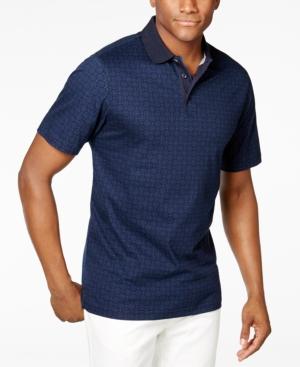 Tasso Elba Men's Diamond Print Polo, Only At Macy's