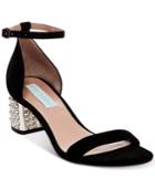 Blue By Betsy Johnson Melli Block-heel Evening Sandals Women's Shoes