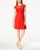 Jessica Howard Petite Lace A-line Dress