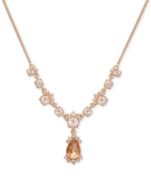 Givenchy Teardrop Crystal Y-neck Necklace