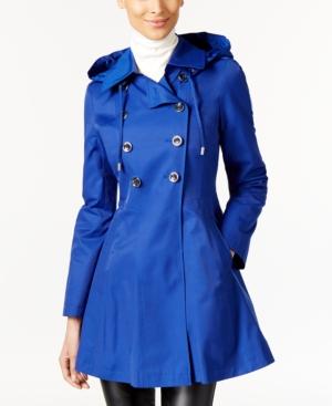 Via Spiga Skirted Hooded Raincoat
