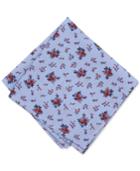 Bar Iii Men's Floral Glen Plaid Pocket Square, Only At Macy's