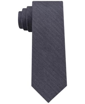 Dkny Men's Micro Denim Dot Slim Tie