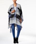 Vince Camuto Blocked Stripe San Fran Poncho