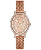 Wittnauer Men's Charlotte Rose Gold-tone Stainless Steel Bracelet Watch 39x28mm Wn4039