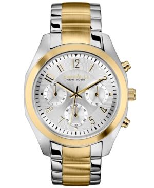 Caravelle New York By Bulova Women's Chronograph Two-tone Stainless Steel Bracelet Watch 36mm 45l136