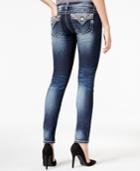 Miss Me Embellished Dark Blue Wash Skinny Jeans