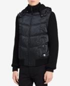 Calvin Klein Jeans Men's Hooded Puffer-vest Sweater