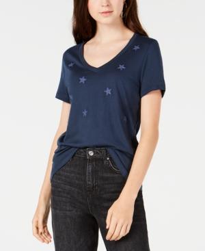 Carbon Copy Embroidered Stars T-shirt