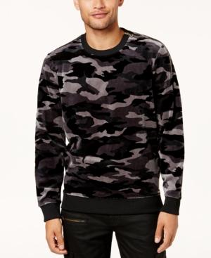 Guess Men's Velvet Camo Sweatshirt