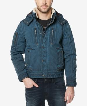 Buffalo David Bitton Men's Fleece-lined Hooded Jacket