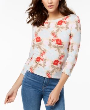 Guess Gillian 3/4-sleeve Lace-up Top