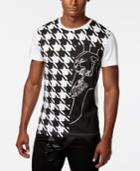Versace Men's Houndstooth-print T-shirt