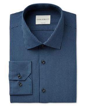 Con. Struct Men's Slim-fit Striped Dress Shirt