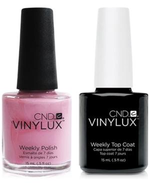 Creative Nail Design Vinylux Mauve Maverick Nail Polish & Top Coat (two Items), 0.5-oz, From Purebeauty Salon & Spa