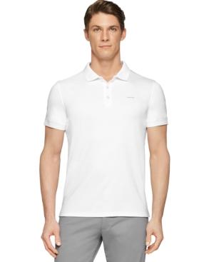 Calvin Klein Men's Interlock Liquid Cotton Polo