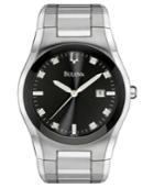 Bulova Men's Stainless Steel Bracelet Watch 40mm 96d104