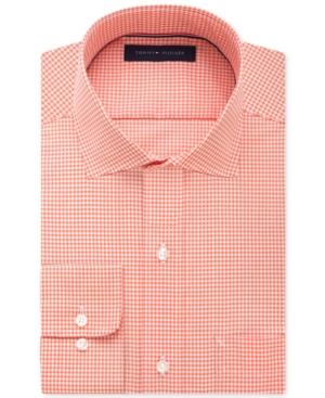 Tommy Hilfiger Classic-fit Non-iron Gingham Dress Shirt
